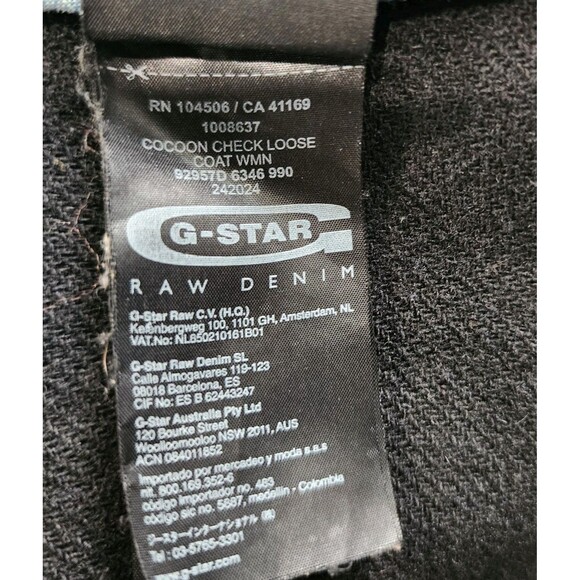 G-STAR Women Raw Correct  Coat/Jacket Sizes Small - Picture 7 of 10